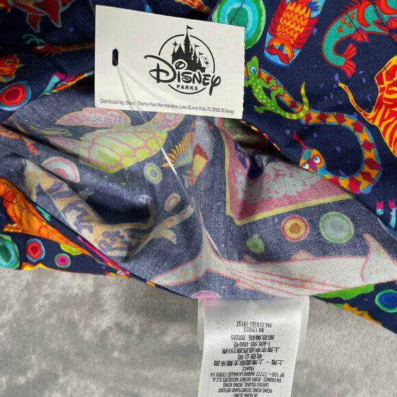 Disney Shirt Mens XXXL Blue Animal Kingdom Imagineering Exclusive Rare AOP New - Picture 7 of 10